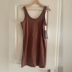 Lululemon Classic-Fit Cotton-Blend Scoop Dress ANCP Ancient Copper Size 6 New